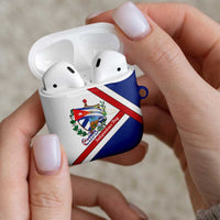 Cuba Independence Day AirPods Case Patria o Muerte Venceremos Curve Flag Style - Wonder Print Shop