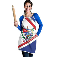 Cuba Independence Day Apron Patria o Muerte Venceremos Curve Flag Style - Wonder Print Shop