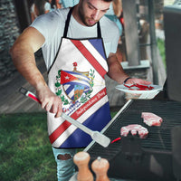 Cuba Independence Day Apron Patria o Muerte Venceremos Curve Flag Style - Wonder Print Shop