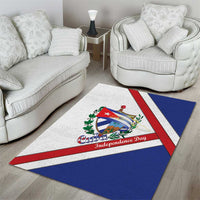 Cuba Independence Day Area Rug Patria o Muerte Venceremos Curve Flag Style - Wonder Print Shop