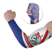 Cuba Independence Day Arm Sleeves Patria o Muerte Venceremos Curve Flag Style - Wonder Print Shop