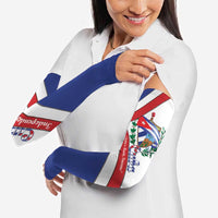 Cuba Independence Day Arm Sleeves Patria o Muerte Venceremos Curve Flag Style - Wonder Print Shop