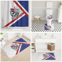 Cuba Independence Day Bathroom Set Patria o Muerte Venceremos Curve Flag Style - Wonder Print Shop