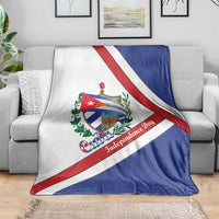 Cuba Independence Day Blanket Patria o Muerte Venceremos Curve Flag Style - Wonder Print Shop