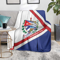 Cuba Independence Day Blanket Patria o Muerte Venceremos Curve Flag Style - Wonder Print Shop