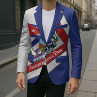 Cuba Independence Day Blazer Patria o Muerte Venceremos Curve Flag Style - Wonder Print Shop