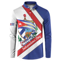 Cuba Independence Day Button Sweatshirt Patria o Muerte Venceremos Curve Flag Style - Wonder Print Shop