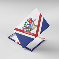 Cuba Independence Day Canvas Wall Art Patria o Muerte Venceremos Curve Flag Style - Wonder Print Shop