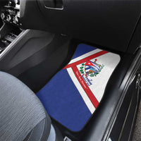 Cuba Independence Day Car Mats Patria o Muerte Venceremos Curve Flag Style - Wonder Print Shop