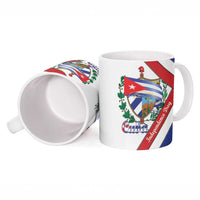 Cuba Independence Day Ceramic Mug Patria o Muerte Venceremos Curve Flag Style - Wonder Print Shop