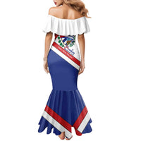 Cuba Independence Day Family Matching Mermaid Dress and Hawaiian Shirt Patria o Muerte Venceremos Curve Flag Style - Wonder Print Shop