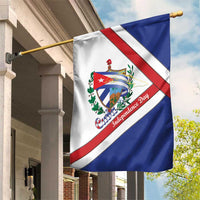 Cuba Independence Day Garden Flag Patria o Muerte Venceremos Curve Flag Style - Wonder Print Shop