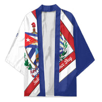 Cuba Independence Day Kimono Patria o Muerte Venceremos Curve Flag Style - Wonder Print Shop