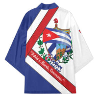 Cuba Independence Day Kimono Patria o Muerte Venceremos Curve Flag Style - Wonder Print Shop