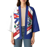 Cuba Independence Day Kimono Patria o Muerte Venceremos Curve Flag Style - Wonder Print Shop