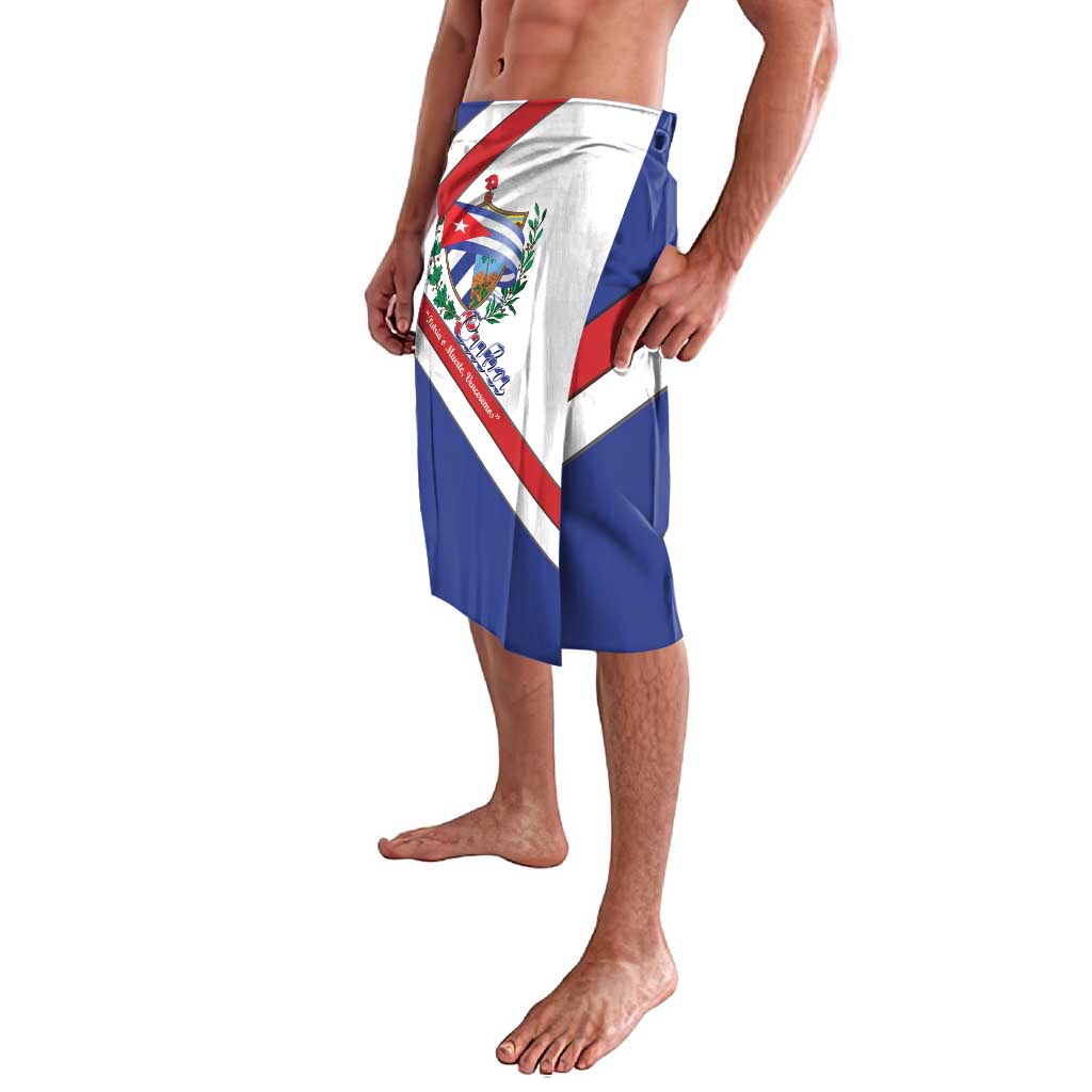 Cuba Independence Day Lavalava Patria o Muerte Venceremos Curve Flag Style - Wonder Print Shop
