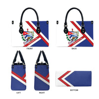 Cuba Independence Day Leather Bag Patria o Muerte Venceremos Curve Flag Style - Wonder Print Shop