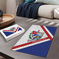 Cuba Independence Day Puzzle Patria o Muerte Venceremos Curve Flag Style - Wonder Print Shop
