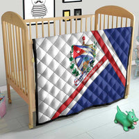 Cuba Independence Day Quilt Patria o Muerte Venceremos Curve Flag Style - Wonder Print Shop