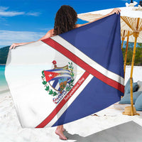 Cuba Independence Day Sarong Patria o Muerte Venceremos Curve Flag Style - Wonder Print Shop