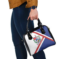 Cuba Independence Day Shoulder Handbag Patria o Muerte Venceremos Curve Flag Style - Wonder Print Shop