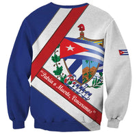 Cuba Independence Day Sweatshirt Patria o Muerte Venceremos Curve Flag Style - Wonder Print Shop