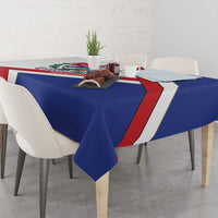 Cuba Independence Day Tablecloth Patria o Muerte Venceremos Curve Flag Style - Wonder Print Shop