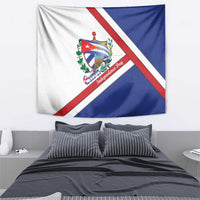 Cuba Independence Day Tapestry Patria o Muerte Venceremos Curve Flag Style - Wonder Print Shop