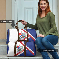 Cuba Independence Day Travel Bag Patria o Muerte Venceremos Curve Flag Style - Wonder Print Shop