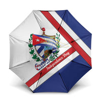 Cuba Independence Day Umbrella Patria o Muerte Venceremos Curve Flag Style - Wonder Print Shop