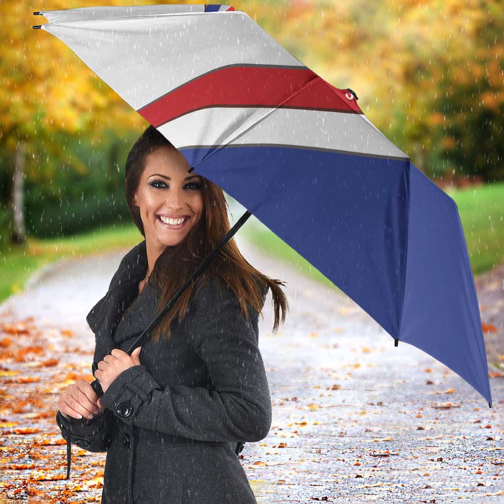 Cuba Independence Day Umbrella Patria o Muerte Venceremos Curve Flag Style - Wonder Print Shop