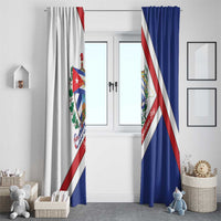 Cuba Independence Day Window Curtain Patria o Muerte Venceremos Curve Flag Style - Wonder Print Shop