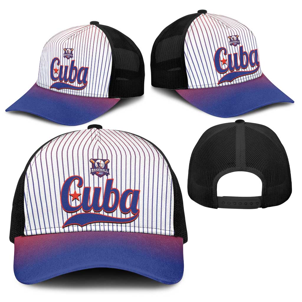 Cuba Baseball Baseball Net Cap 2026 Go Champions White Version - Wonder Print Shop