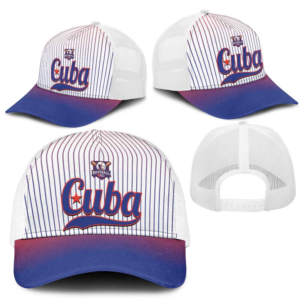 Cuba Baseball Baseball Net Cap 2026 Go Champions White Version - Wonder Print Shop