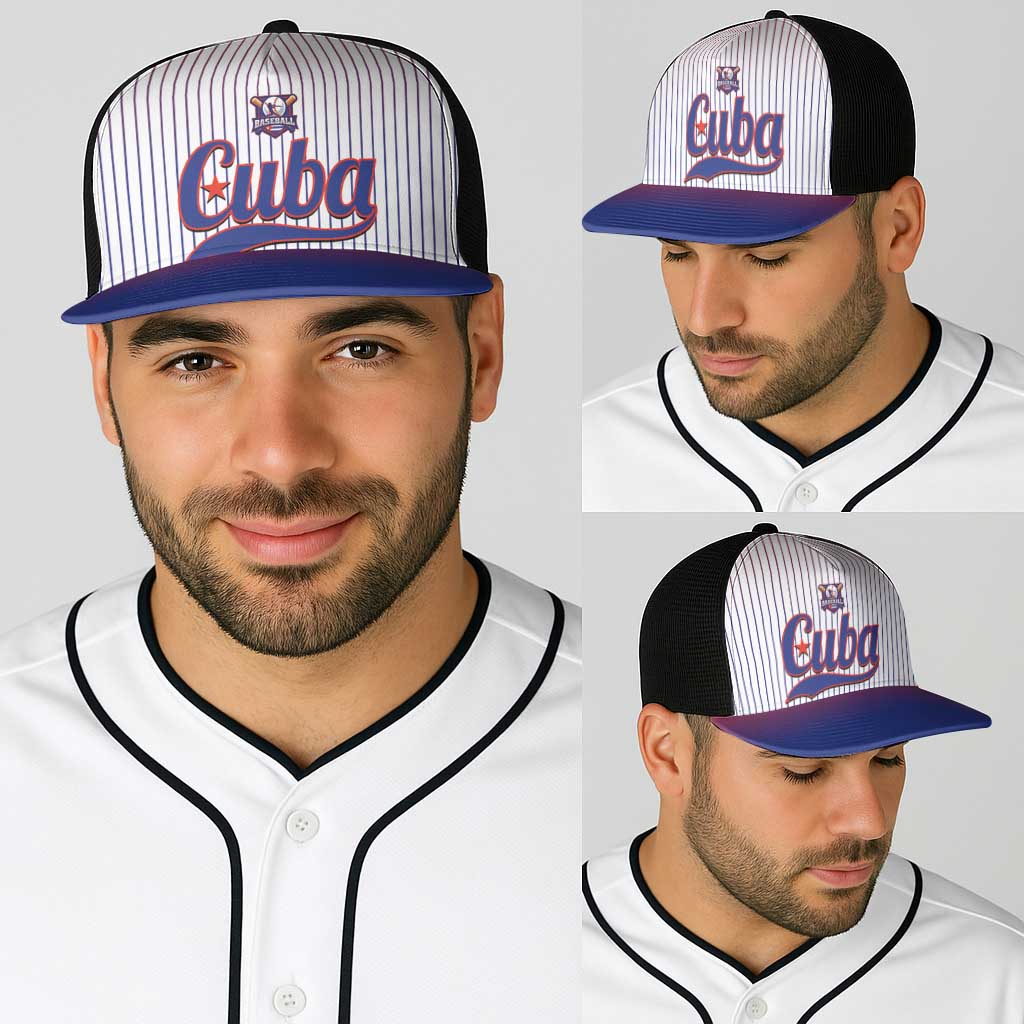 Cuba Baseball Baseball Net Cap 2026 Go Champions White Version - Wonder Print Shop