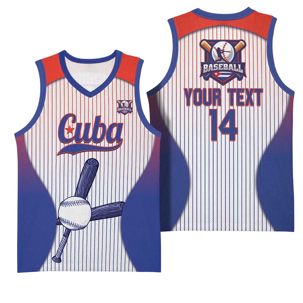 Cuba Baseball Custom Basketball Jersey 2026 Go Champions White Version - Wonder Print Shop