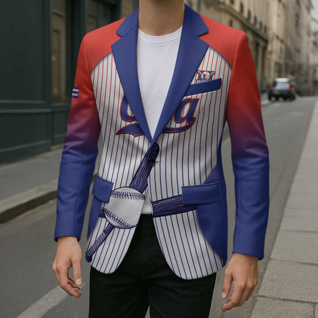 Cuba Baseball Custom Blazer 2026 Go Champions White Version - Wonder Print Shop