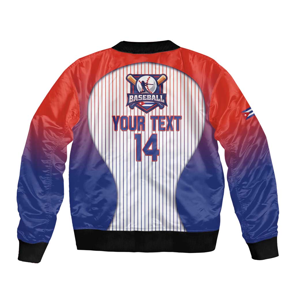 Cuba Baseball Custom Bomber Jacket 2026 Go Champions White Version - Wonder Print Shop