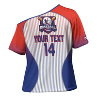 Cuba Baseball Custom Cross Shoulder Shirt 2026 Go Champions White Version - Wonder Print Shop