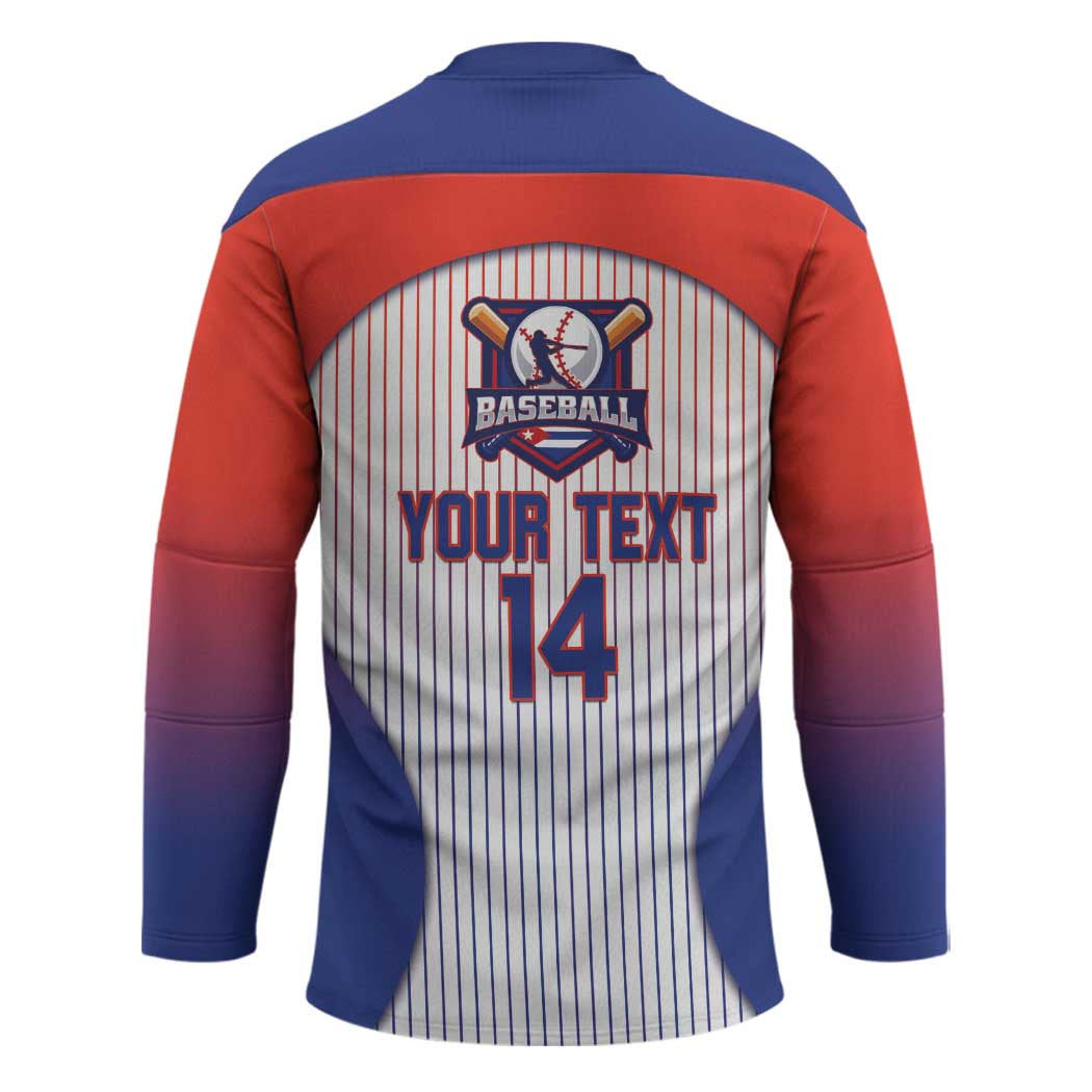 Cuba Baseball Custom Hockey Jersey 2026 Go Champions White Version - Wonder Print Shop