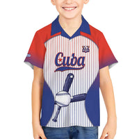 Cuba Baseball Custom Kid Hawaiian Shirt 2026 Go Champions White Version - Wonder Print Shop