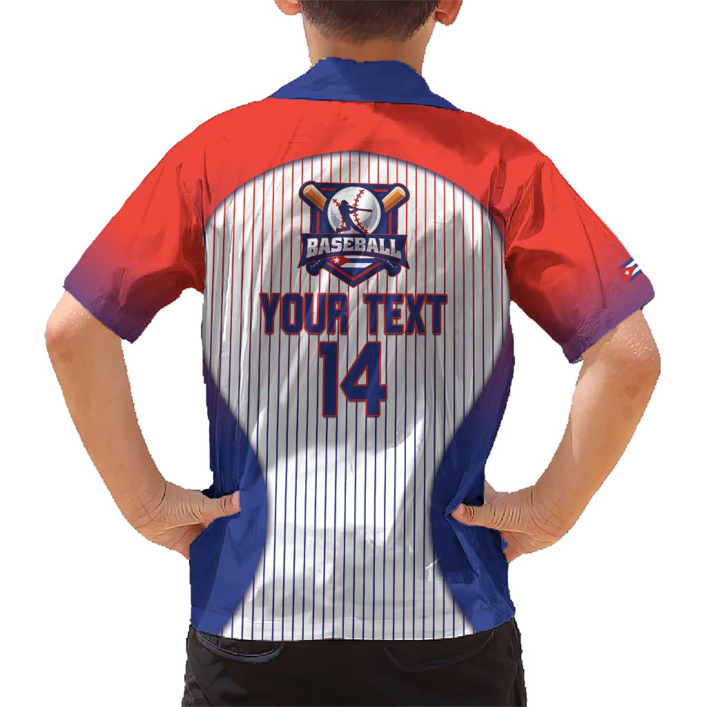 Cuba Baseball Custom Kid Hawaiian Shirt 2026 Go Champions White Version - Wonder Print Shop