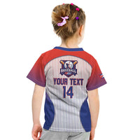 Cuba Baseball Custom Kid T Shirt 2026 Go Champions White Version - Wonder Print Shop