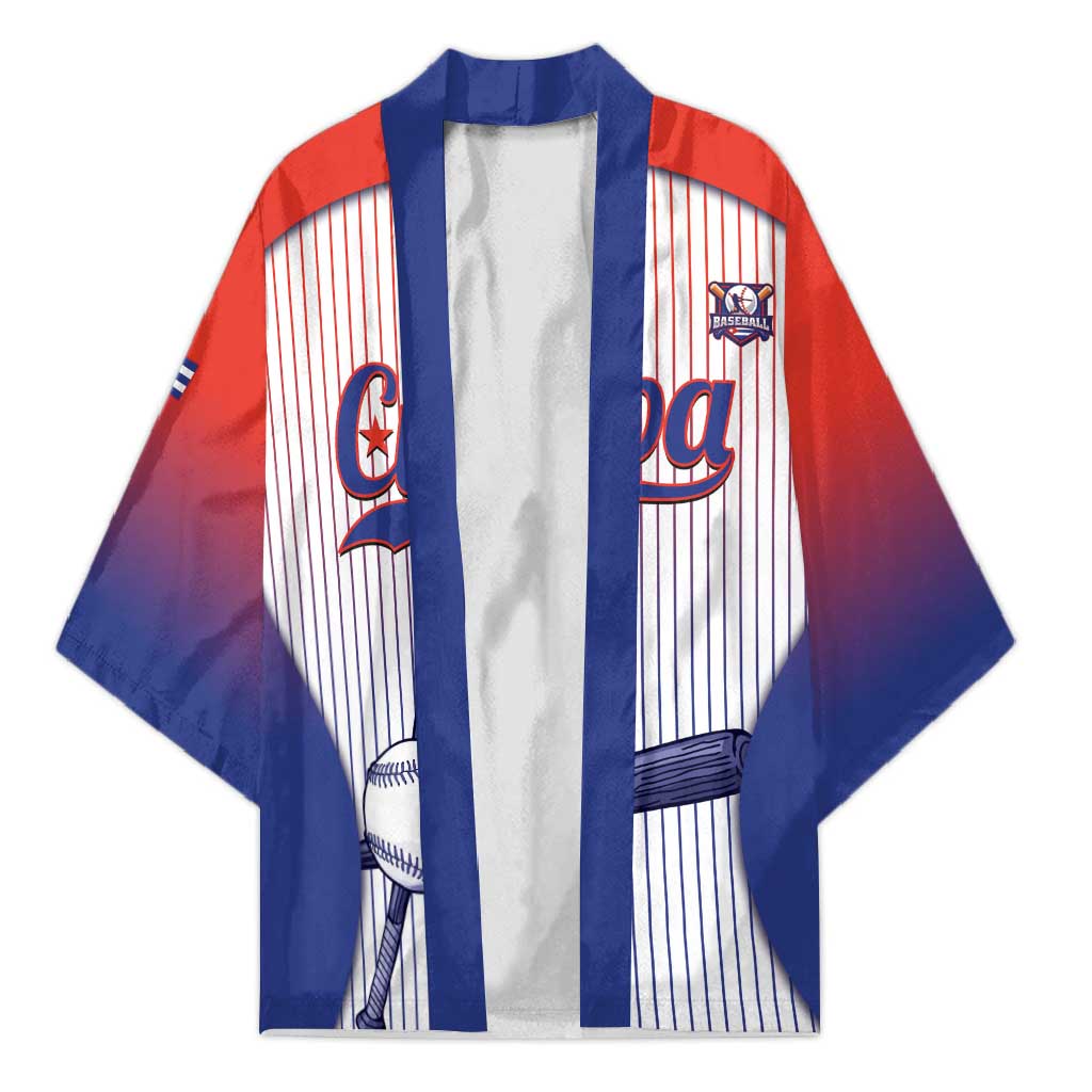 Cuba Baseball Custom Kimono 2026 Go Champions White Version - Wonder Print Shop