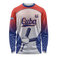 Cuba Baseball Custom Long Sleeve Shirt 2026 Go Champions White Version - Wonder Print Shop