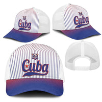 Cuba Baseball Mesh Trucker Cap 2026 Go Champions White Version - Wonder Print Shop