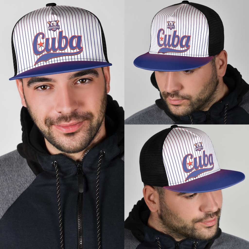 Cuba Baseball Mesh Trucker Cap 2026 Go Champions White Version - Wonder Print Shop