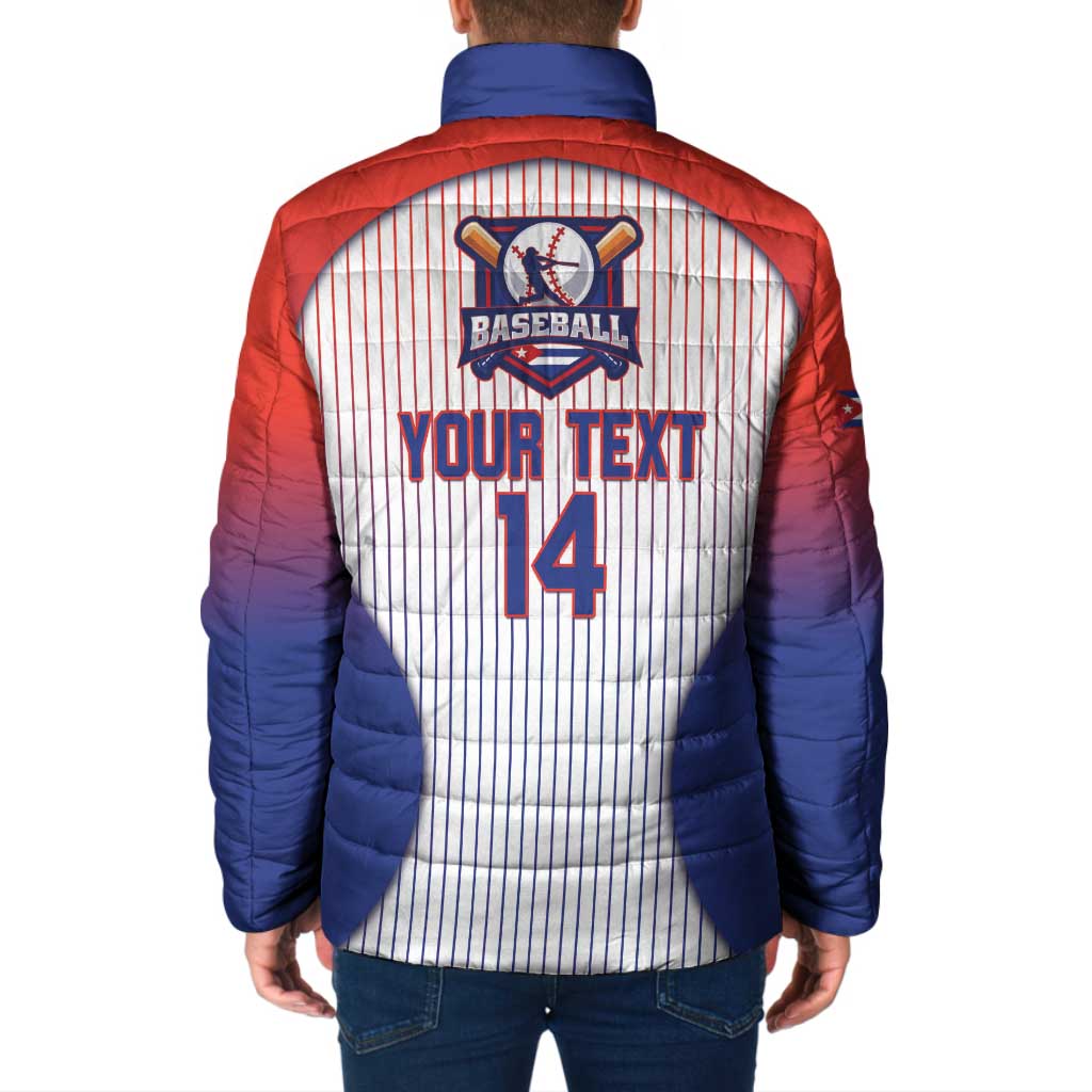 Cuba Baseball Custom Padded Jacket 2026 Go Champions White Version - Wonder Print Shop