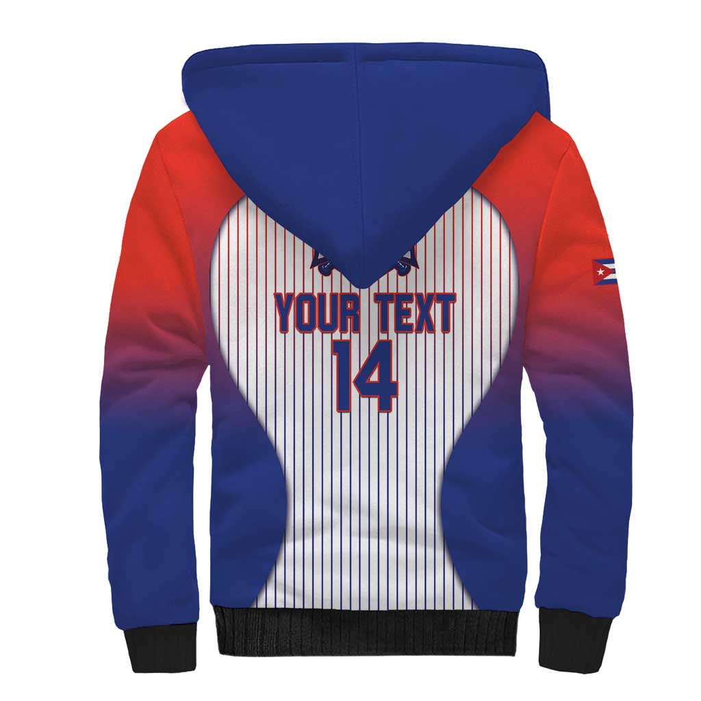 Cuba Baseball Custom Sherpa Hoodie 2026 Go Champions White Version - Wonder Print Shop