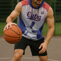 Cuba Baseball Custom Sleeveless Hoodie 2026 Go Champions White Version - Wonder Print Shop